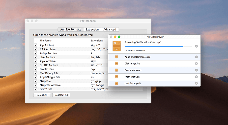 Download Unarchiver Application For Mac